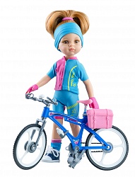 Кукла Даша велосипедистка 32 см (Paola Reina, 04654) - миниатюра